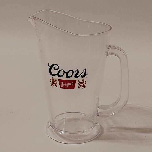 COORS BANQUET Original Beer Pitcher Acrylic Mini Pitcher 900ml - Picture 1 of 6
